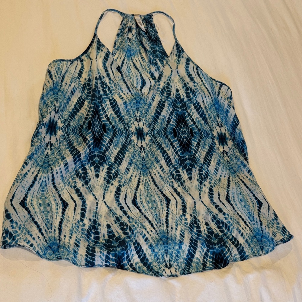 Rory Beca Blue and White Patterned Camisole